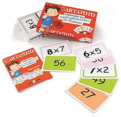 Cartatoto - tablas de multiplicar