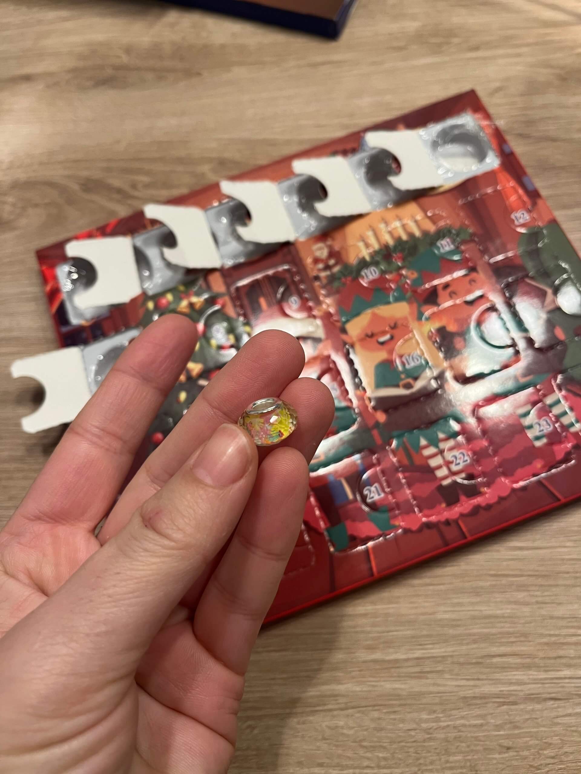 Charm del calendario de adviento para niños